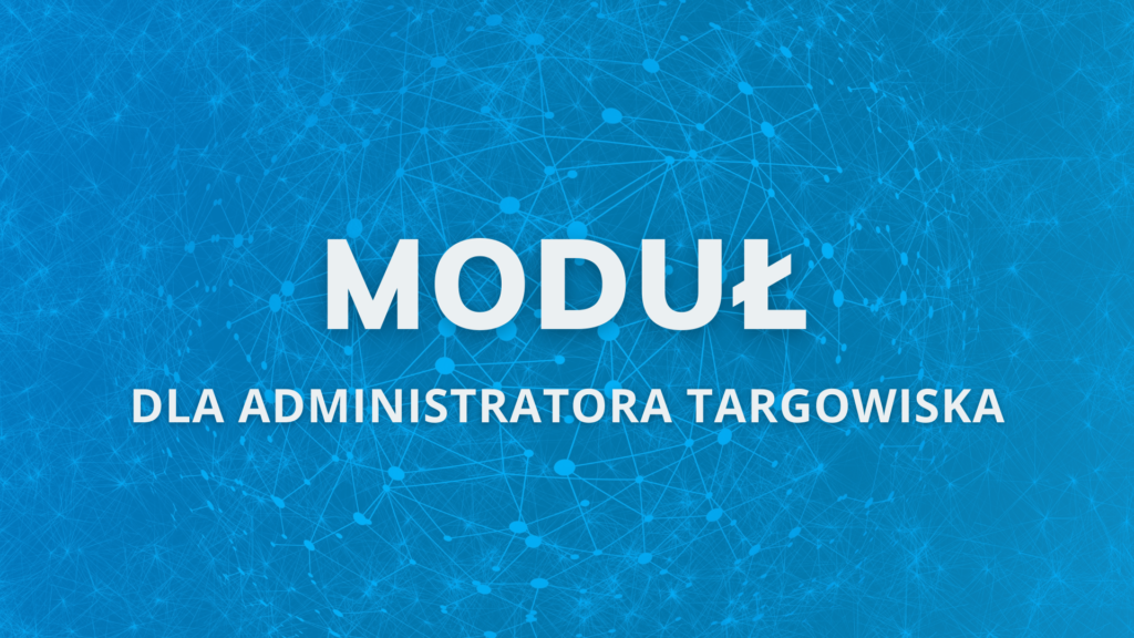 system dla administratora targowiska